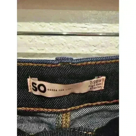 So goods for life dark blue denim shorts. Size 7/28. Nwt. - Picture 3 of 3